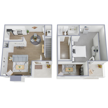 1x1 TH A708 floor plan